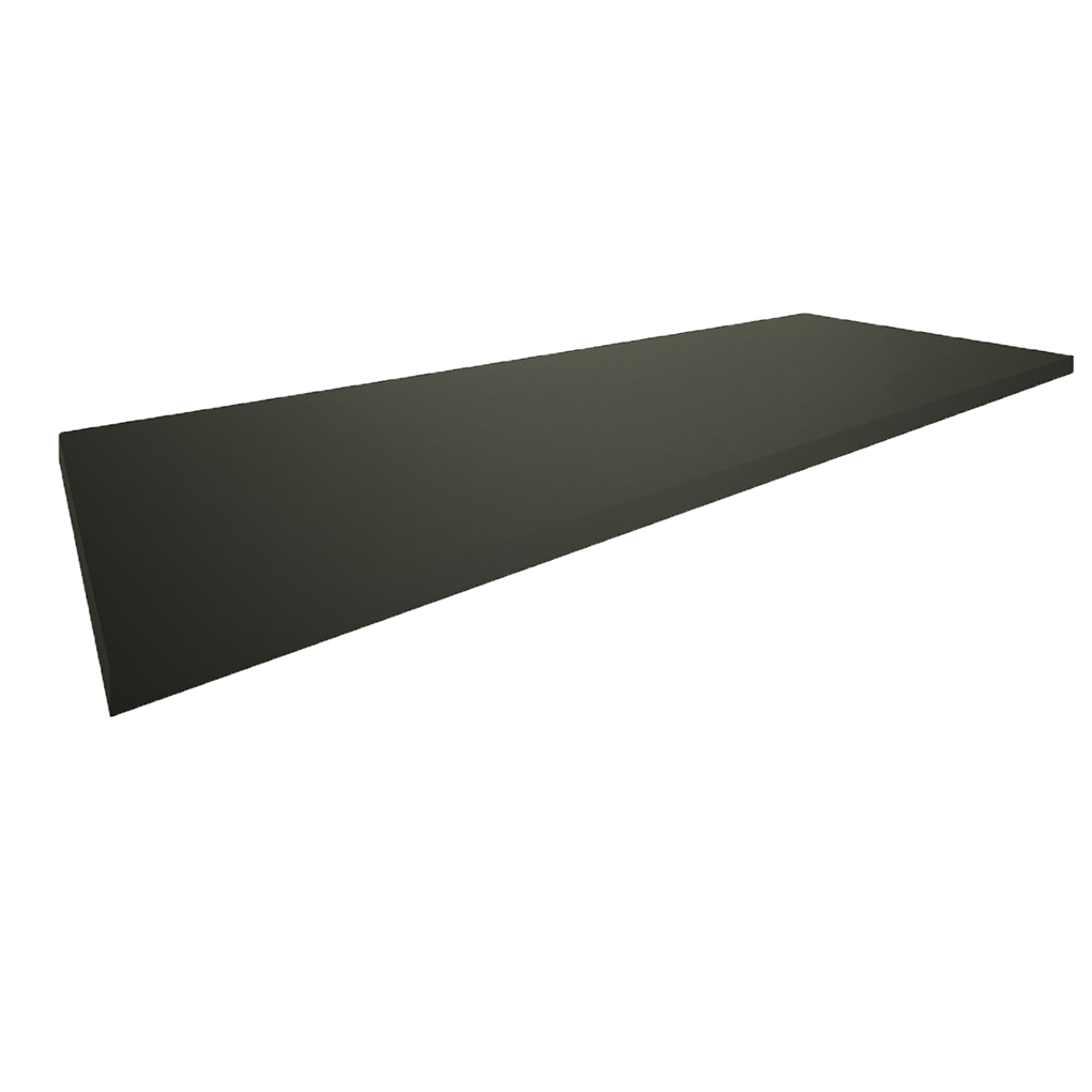 Wiesbaden Marmaris Topblad Zwart 120cm